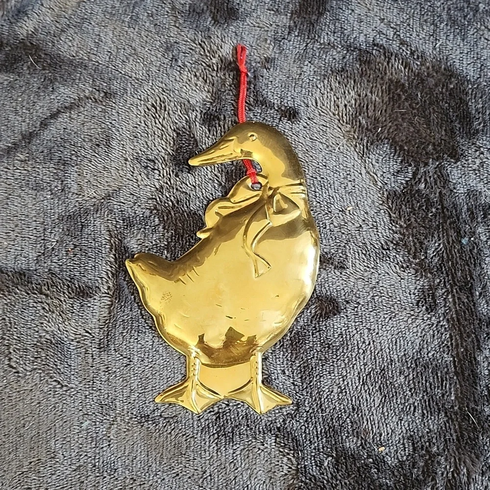 Department 56 Made in Hong Kong Golden Goose Ornament